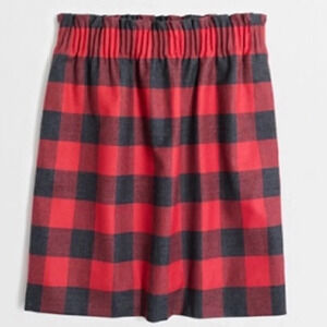 J. Crew • Buffalo Plaid Sidewalk Skirt